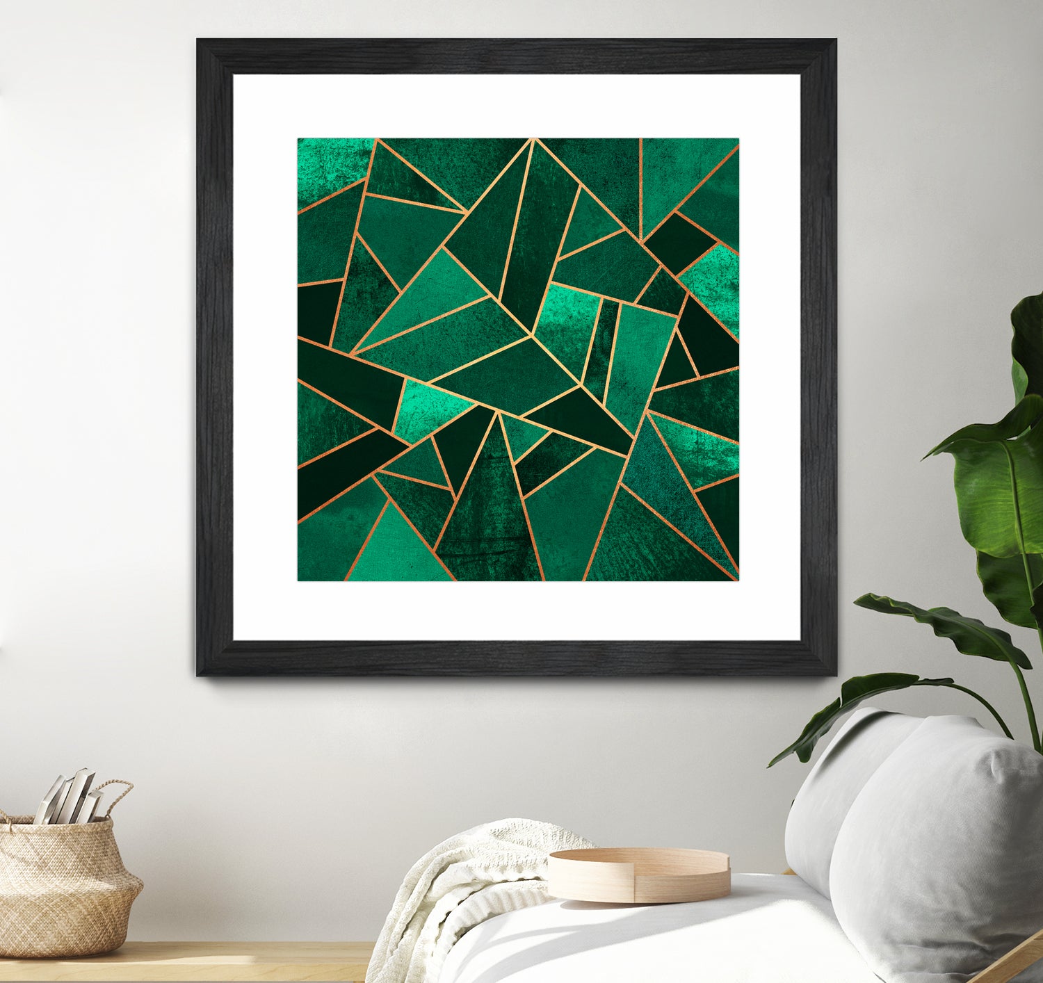 Emerald And Copper by Elisabeth Fredriksson on GIANT ART - green digital painting