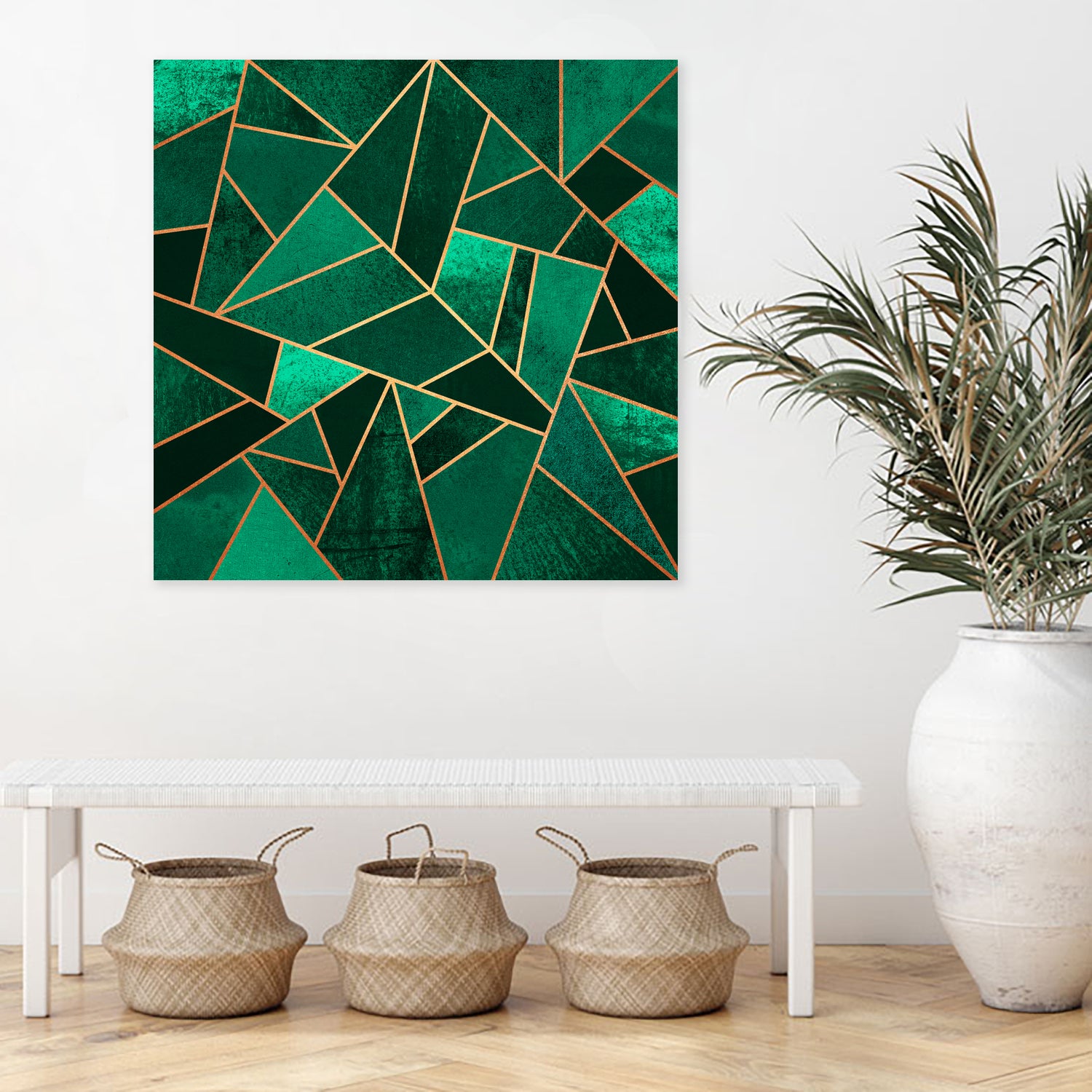 Emerald And Copper by Elisabeth Fredriksson on GIANT ART - green digital painting