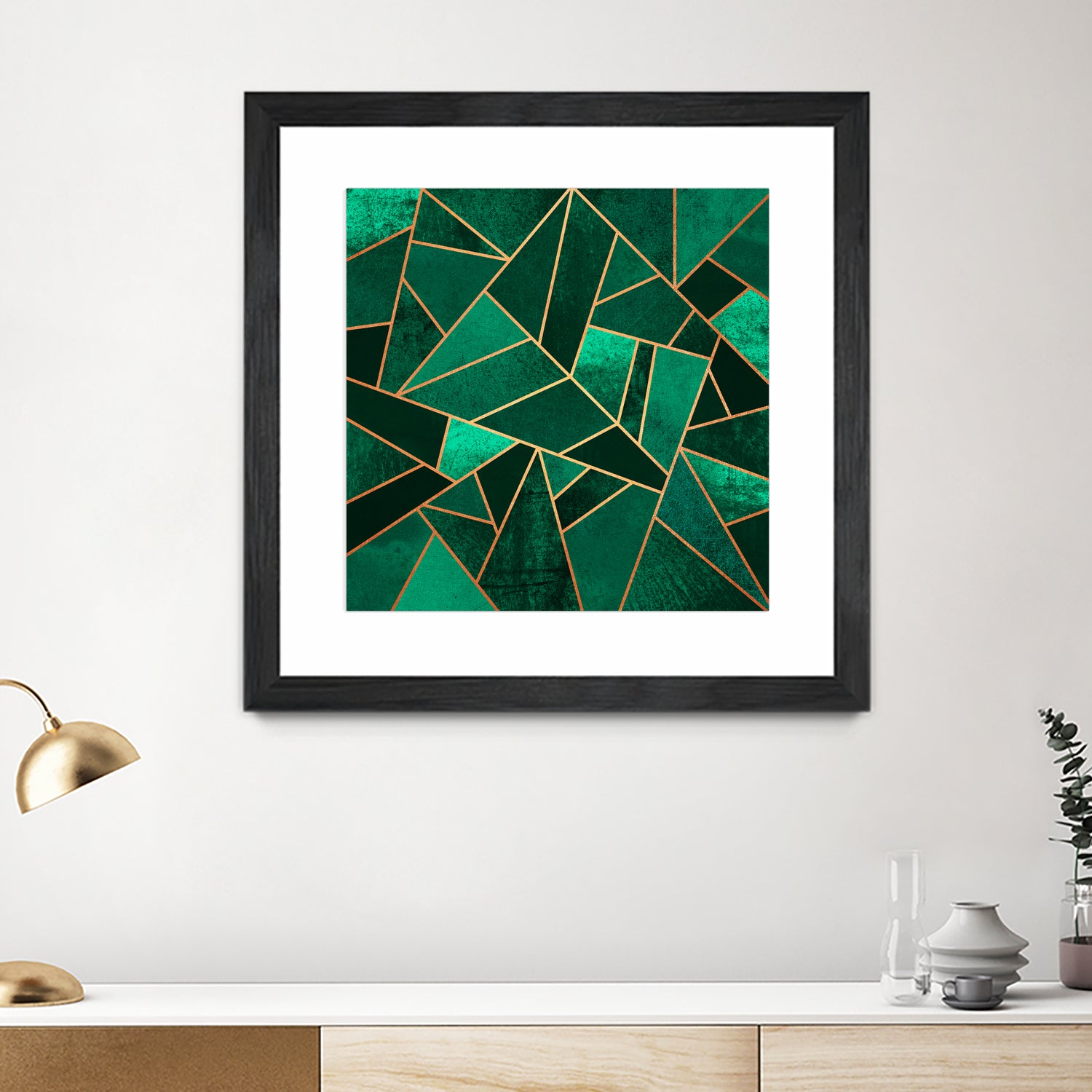 Emerald And Copper by Elisabeth Fredriksson on GIANT ART - green digital painting