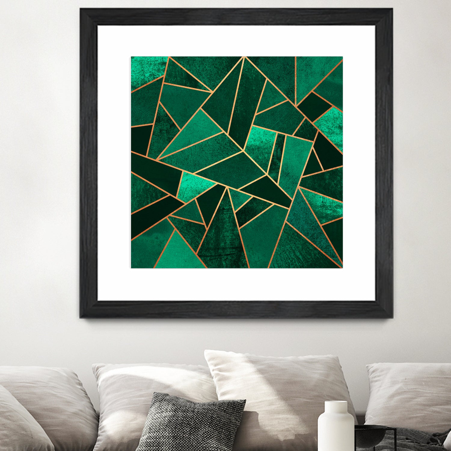 Emerald And Copper by Elisabeth Fredriksson on GIANT ART - green digital painting