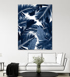 Jungle Leaves Finesse #3 #tropical #decor #art by Anita & Bella Jantz on GIANT ART - blue photo illustration