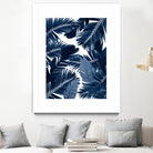 Jungle Leaves Finesse #3 #tropical #decor #art by Anita & Bella Jantz on GIANT ART - blue photo illustration