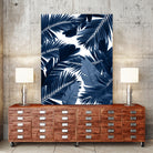 Jungle Leaves Finesse #3 #tropical #decor #art by Anita & Bella Jantz on GIANT ART - blue photo illustration