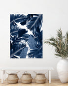 Jungle Leaves Finesse #3 #tropical #decor #art by Anita & Bella Jantz on GIANT ART - blue photo illustration