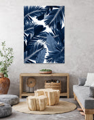 Jungle Leaves Finesse #3 #tropical #decor #art by Anita & Bella Jantz on GIANT ART - blue photo illustration