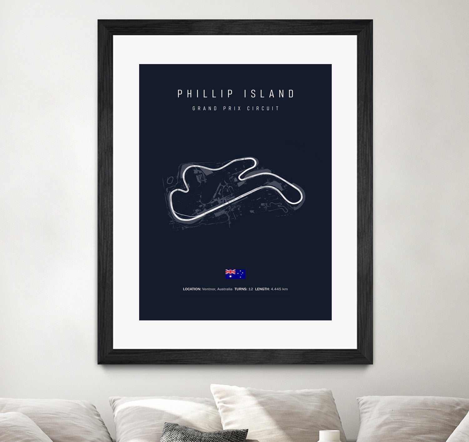 Phillip Island Circuit by Ilham Akbar on GIANT ART - black digital painting