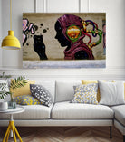 Minicsule by Luke Robertson on GIANT ART - fuchsia photo manipulation