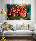 Conflicted by Luke Robertson on GIANT ART - red photo manipulation