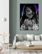 Monarch by Ryan Scardecchio on GIANT ART - fuchsia digital drawing