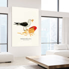 French Fry Gull by Jonas Loose on GIANT ART - yellow digital drawing