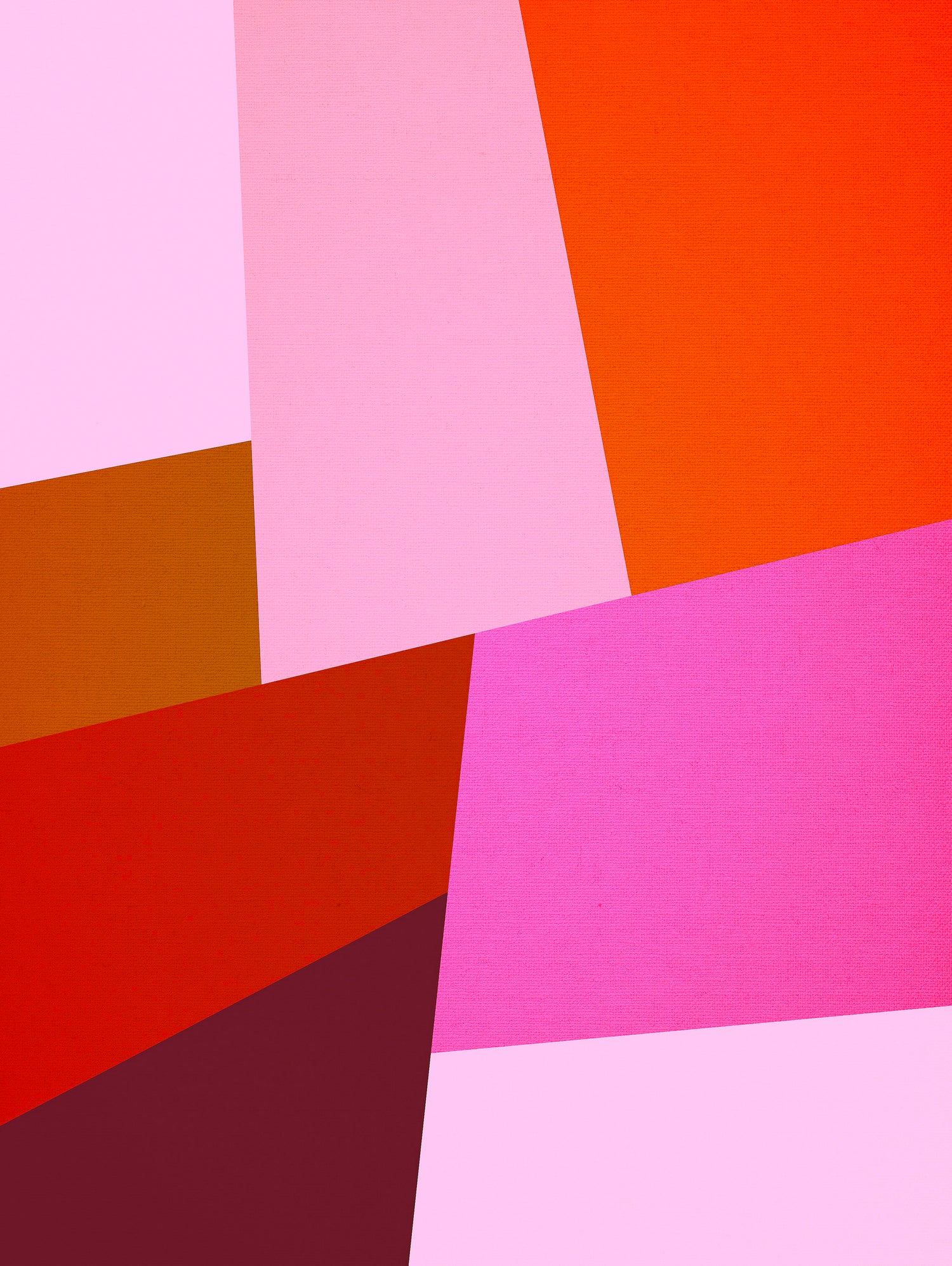 From Summer to Fall - Geometry Nº2 by Dominique Van Roey on GIANT ART - pink mixed media