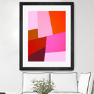 From Summer to Fall - Geometry Nº2 by Dominique Van Roey on GIANT ART - pink mixed media