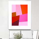 From Summer to Fall - Geometry Nº2 by Dominique Van Roey on GIANT ART - pink mixed media