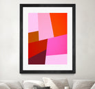 From Summer to Fall - Geometry Nº2 by Dominique Van Roey on GIANT ART - pink mixed media