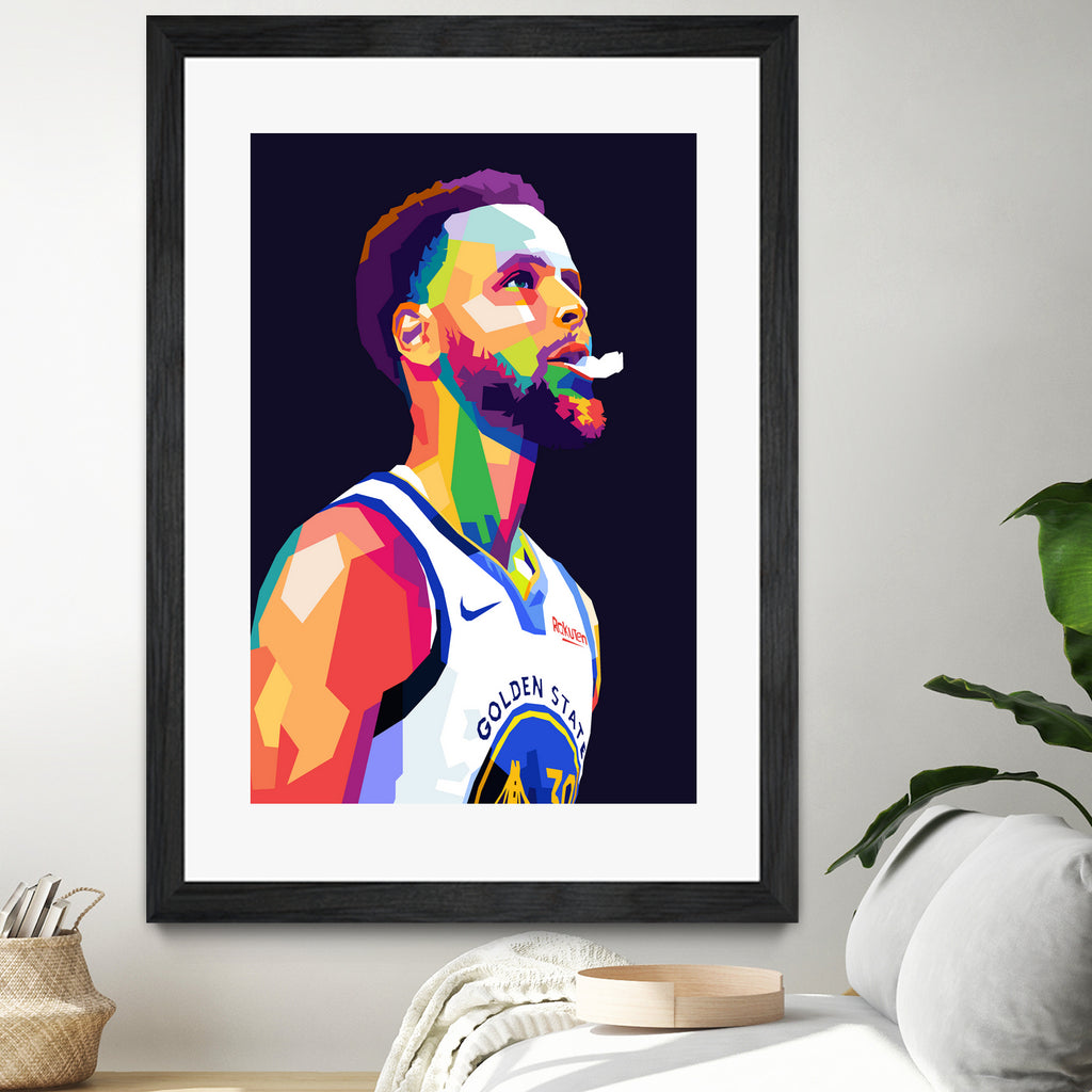 stephen curry Wpap Pop Art by Noval Purnama on GIANT ART - black character design