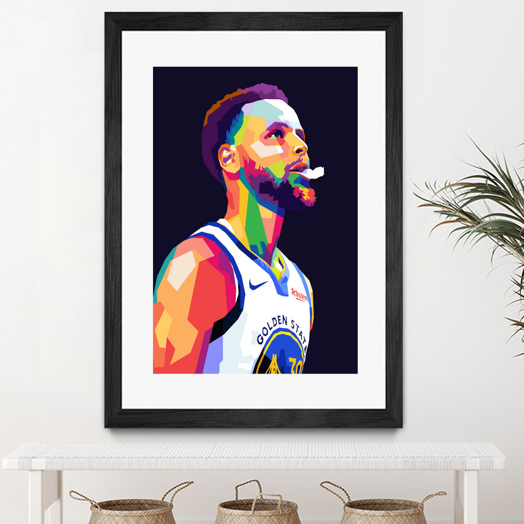 stephen curry Wpap Pop Art by Noval Purnama on GIANT ART - black character design