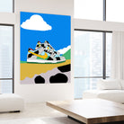 Cow sneakers by Yanuar Ahmat on GIANT ART - white digital drawing