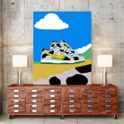 Cow sneakers by Yanuar Ahmat on GIANT ART - white digital drawing