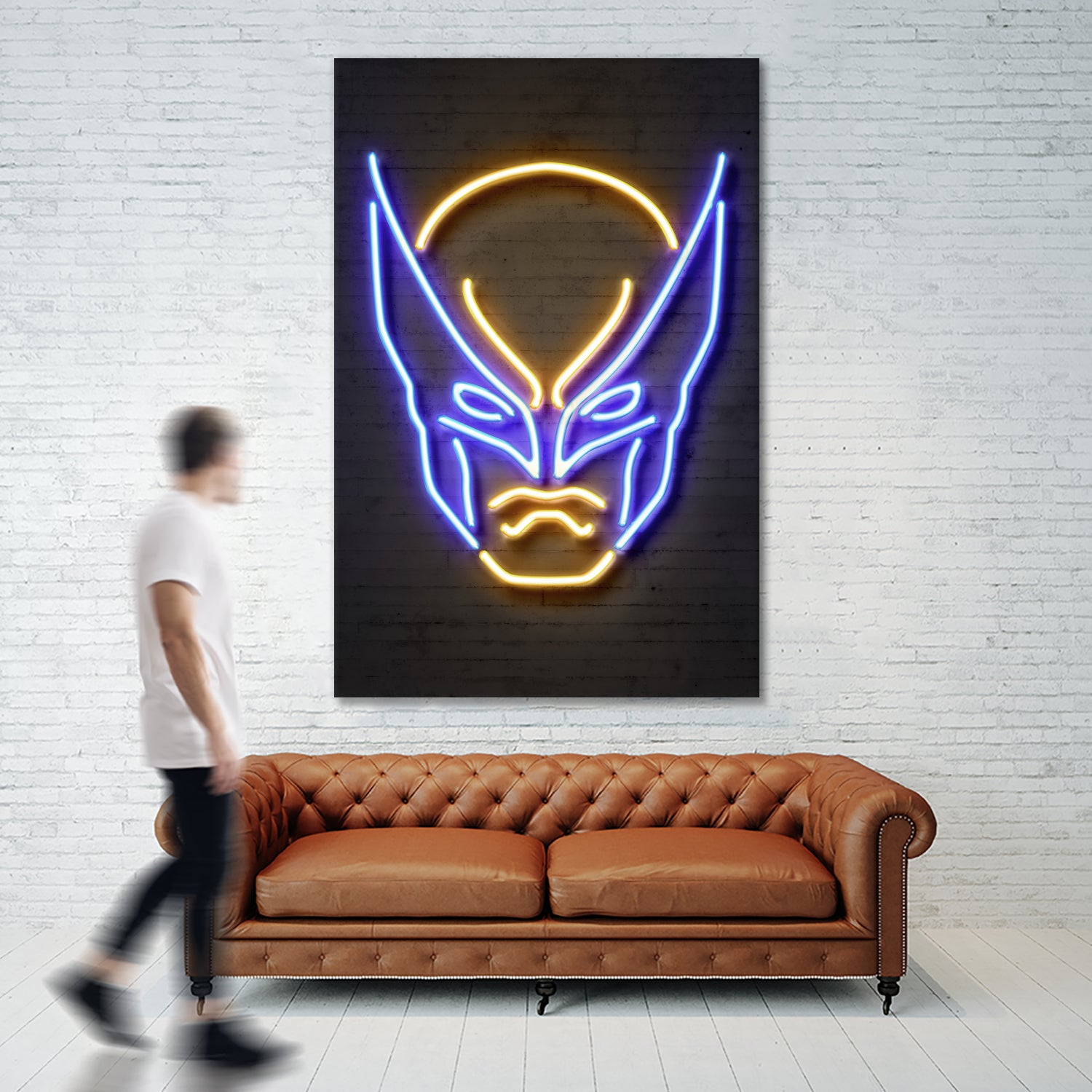 Wolverine by Octavian Mihai Mielu on GIANT ART - blue 3d art