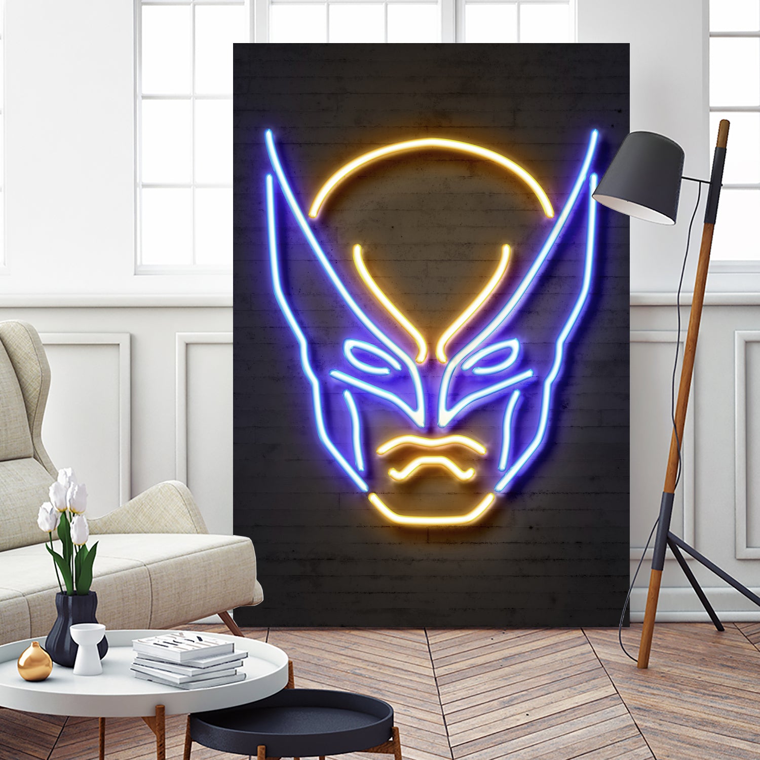 Wolverine by Octavian Mihai Mielu on GIANT ART - blue 3d art