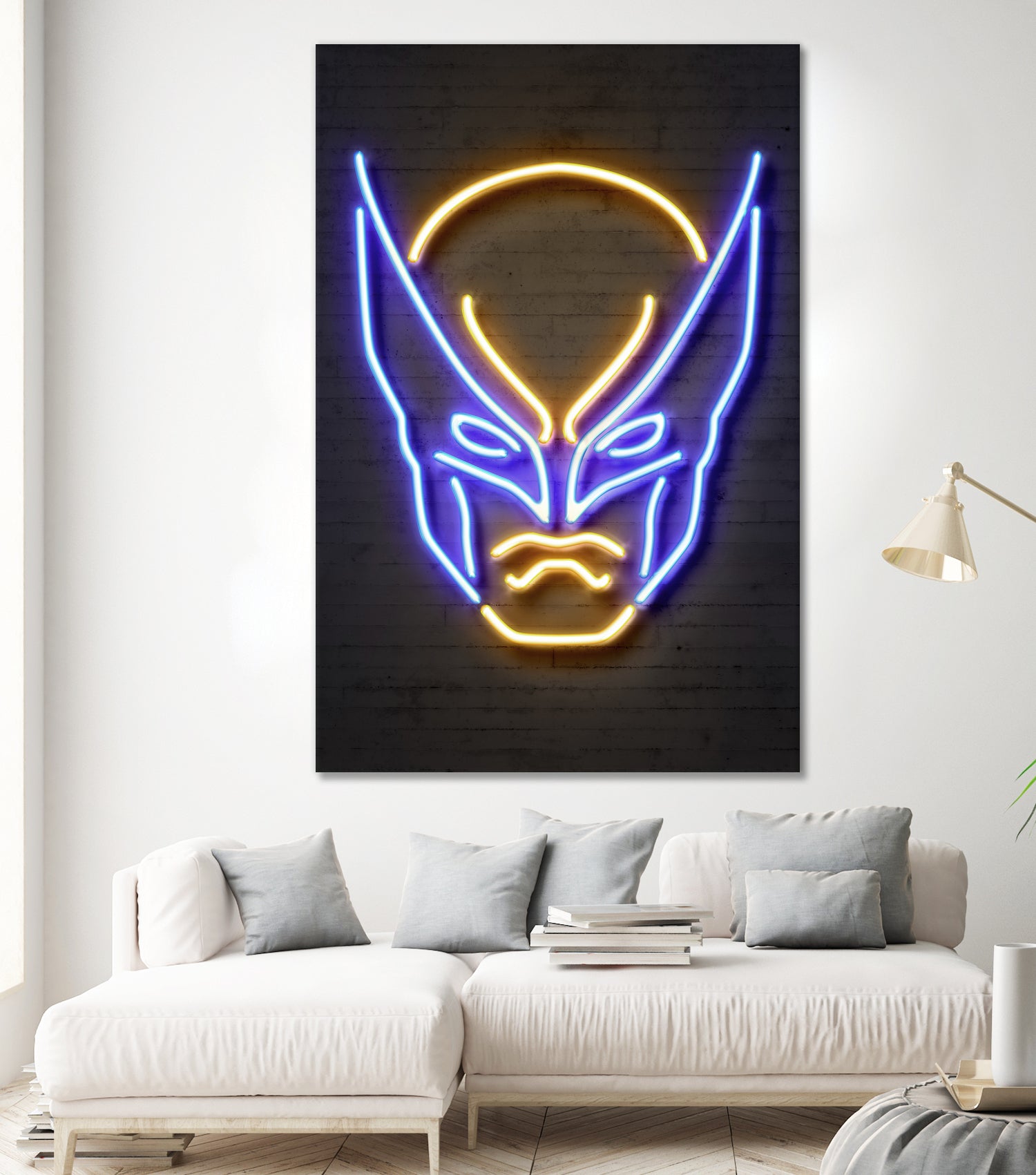 Wolverine by Octavian Mihai Mielu on GIANT ART - blue 3d art