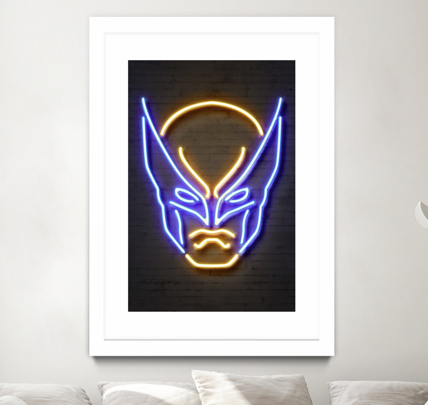 Wolverine by Octavian Mihai Mielu on GIANT ART - blue 3d art