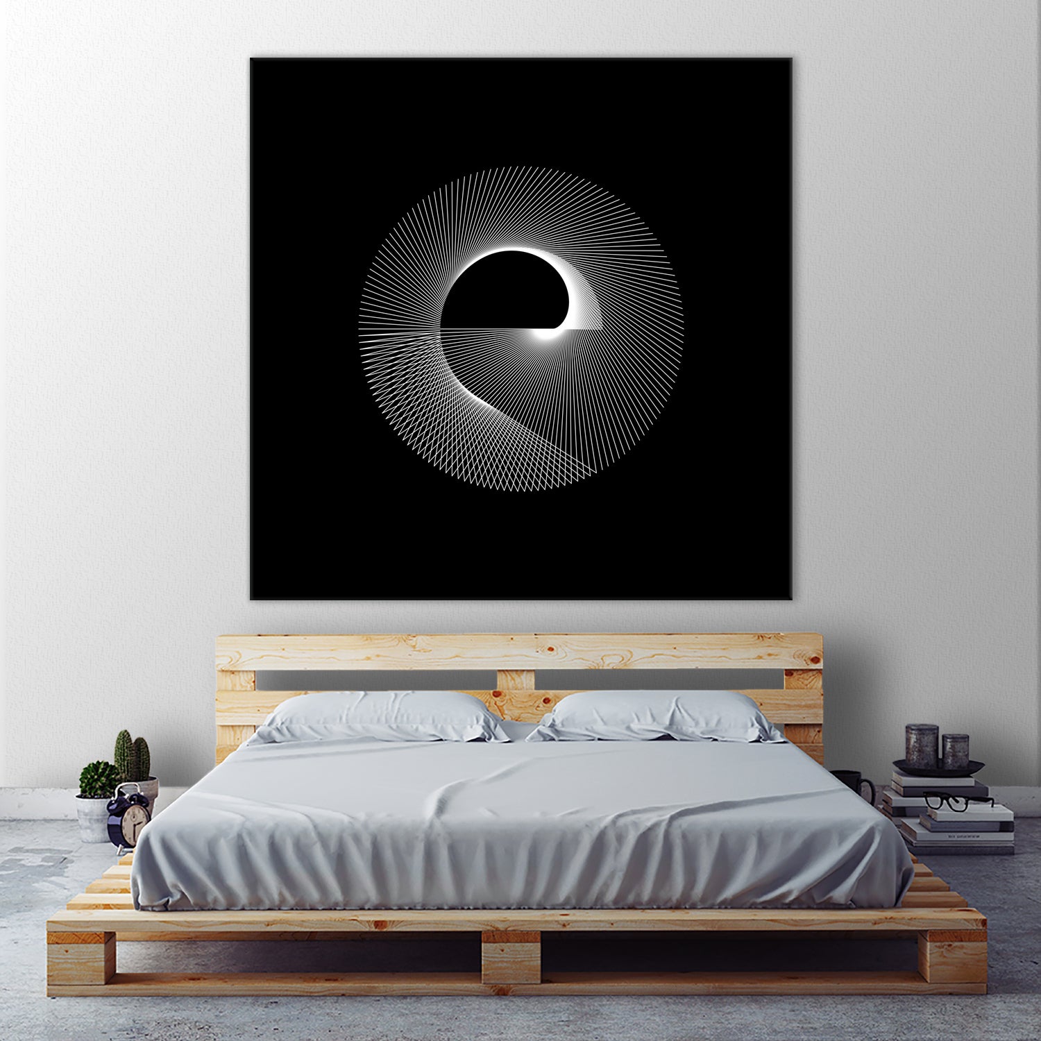 Variations on a Cardioid Theme 243 by Iustina Istrati on GIANT ART - black digital drawing