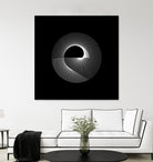 Variations on a Cardioid Theme 243 by Iustina Istrati on GIANT ART - black digital drawing