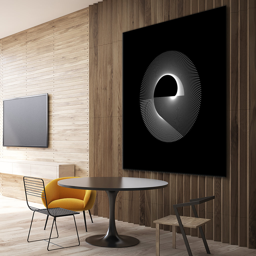 Variations on a Cardioid Theme 243 by Iustina Istrati on GIANT ART - black digital drawing