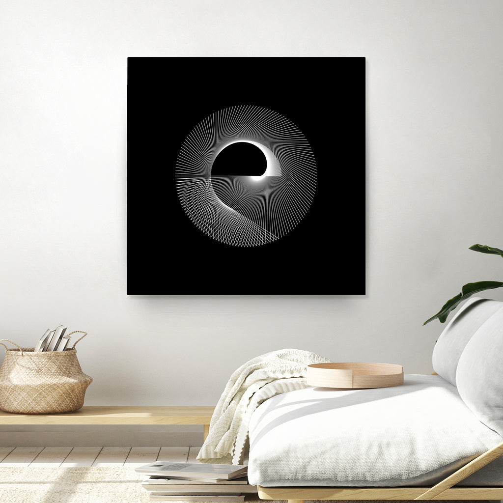 Variations on a Cardioid Theme 243 by Iustina Istrati on GIANT ART - black digital drawing