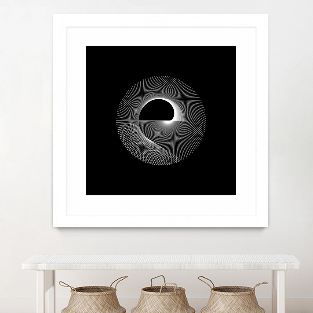 Variations on a Cardioid Theme 243 by Iustina Istrati on GIANT ART - black digital drawing