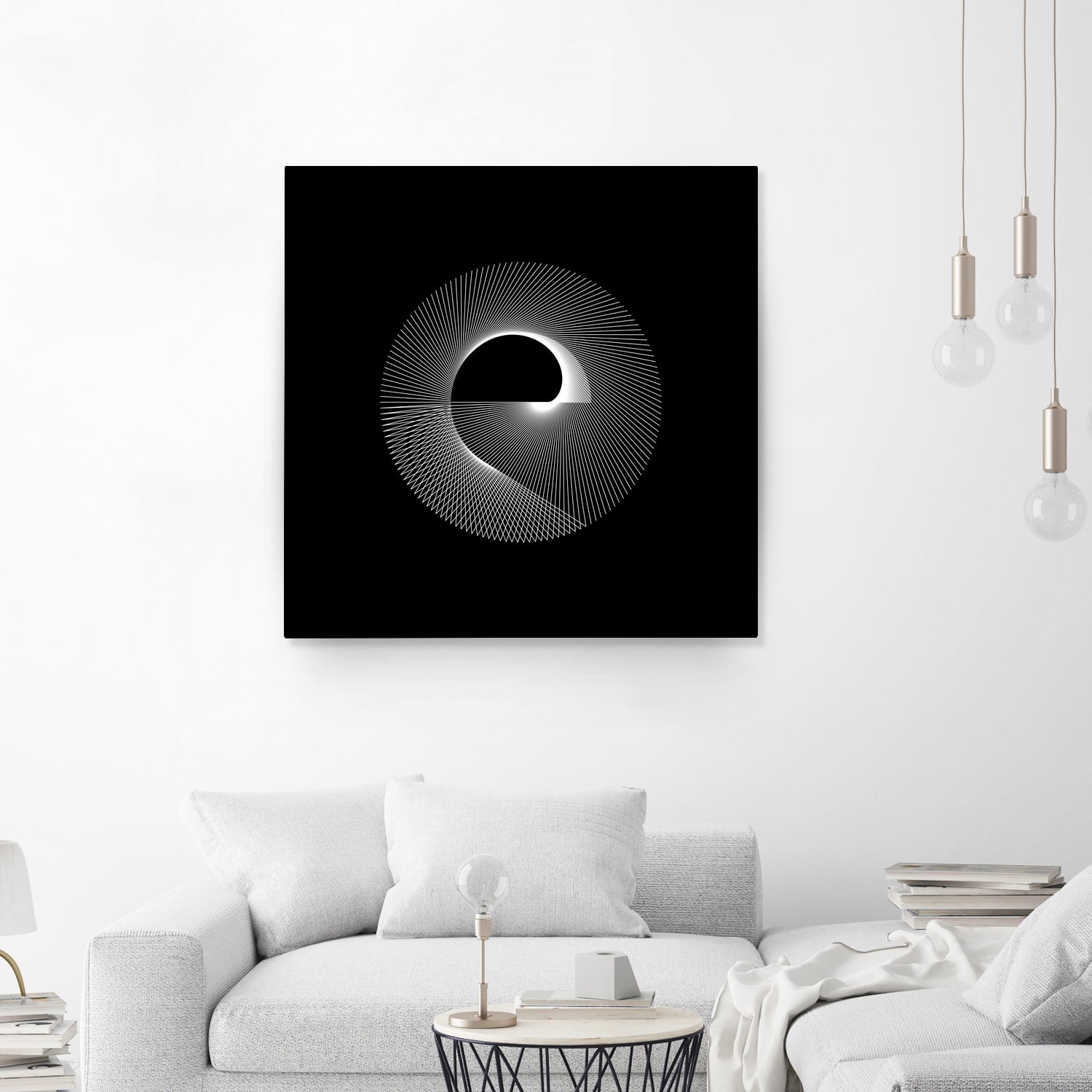 Variations on a Cardioid Theme 243 by Iustina Istrati on GIANT ART - black digital drawing