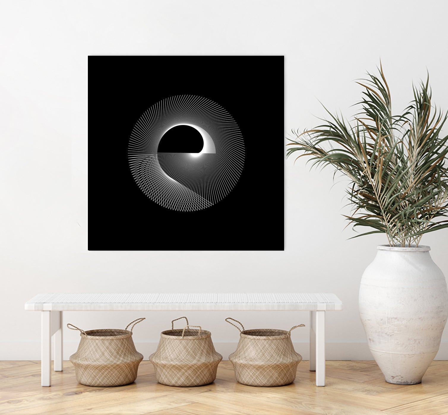 Variations on a Cardioid Theme 243 by Iustina Istrati on GIANT ART - black digital drawing