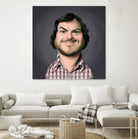 Jack Black by Rob Snow on GIANT ART - gray digital painting