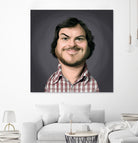 Jack Black by Rob Snow on GIANT ART - gray digital painting