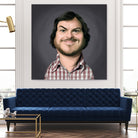 Jack Black by Rob Snow on GIANT ART - gray digital painting