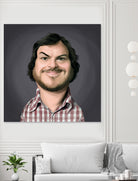 Jack Black by Rob Snow on GIANT ART - gray digital painting