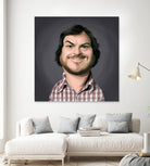 Jack Black by Rob Snow on GIANT ART - gray digital painting