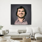 Jack Black by Rob Snow on GIANT ART - gray digital painting