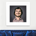 Jack Black by Rob Snow on GIANT ART - gray digital painting