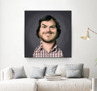 Jack Black by Rob Snow on GIANT ART - gray digital painting