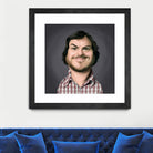 Jack Black by Rob Snow on GIANT ART - gray digital painting