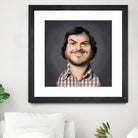 Jack Black by Rob Snow on GIANT ART - gray digital painting