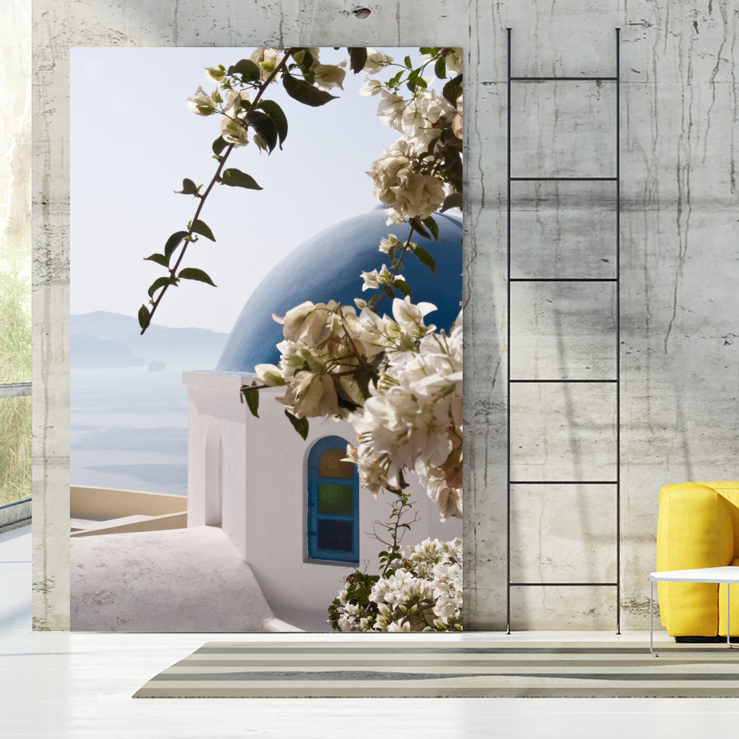 Santorini Oia #3 by Anita & Bella Jantz on GIANT ART - blue photo manipulation