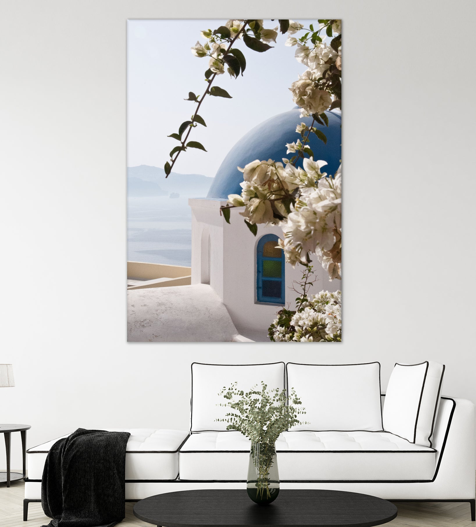 Santorini Oia #3 by Anita & Bella Jantz on GIANT ART - blue photo manipulation