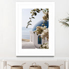 Santorini Oia #3 by Anita & Bella Jantz on GIANT ART - blue photo manipulation