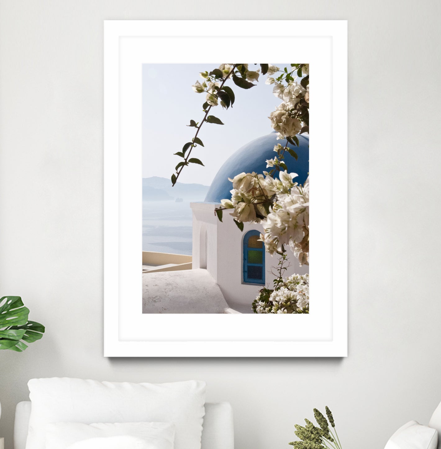 Santorini Oia #3 by Anita & Bella Jantz on GIANT ART - blue photo manipulation