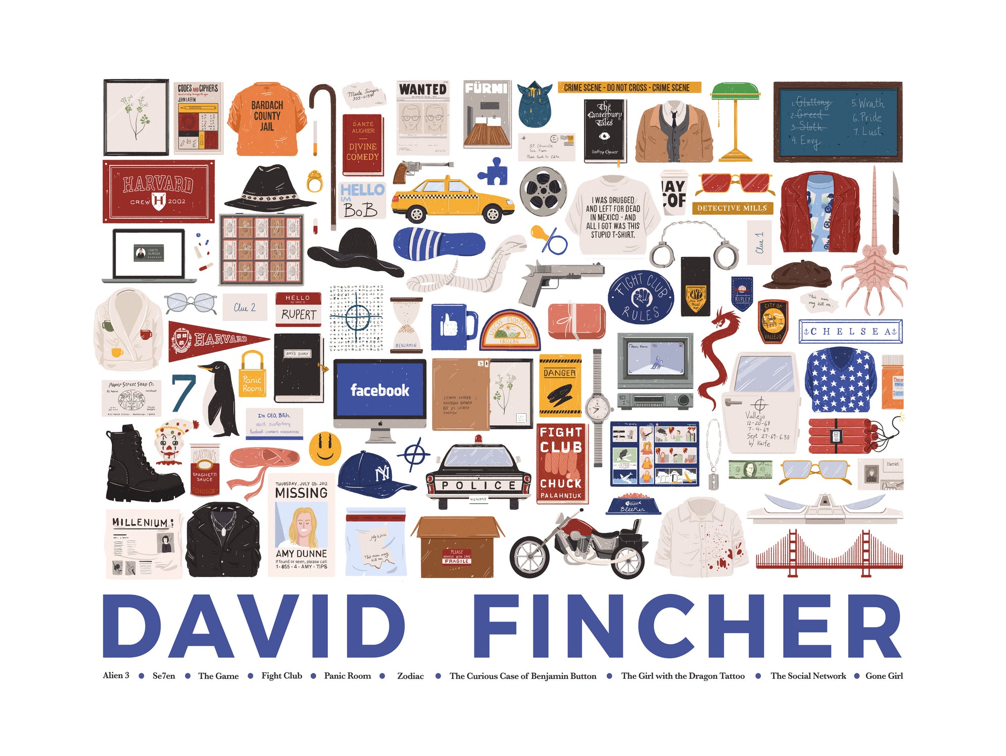 David Fincher by Maria Suarez-Inclan on GIANT ART - digital drawing