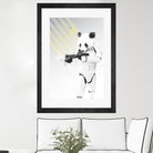 Stormtrooper Panda by Koen Cheung Mok on GIANT ART - white digital drawing