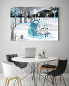 Snow Monster by Holly Hatam on GIANT ART - blue digital painting